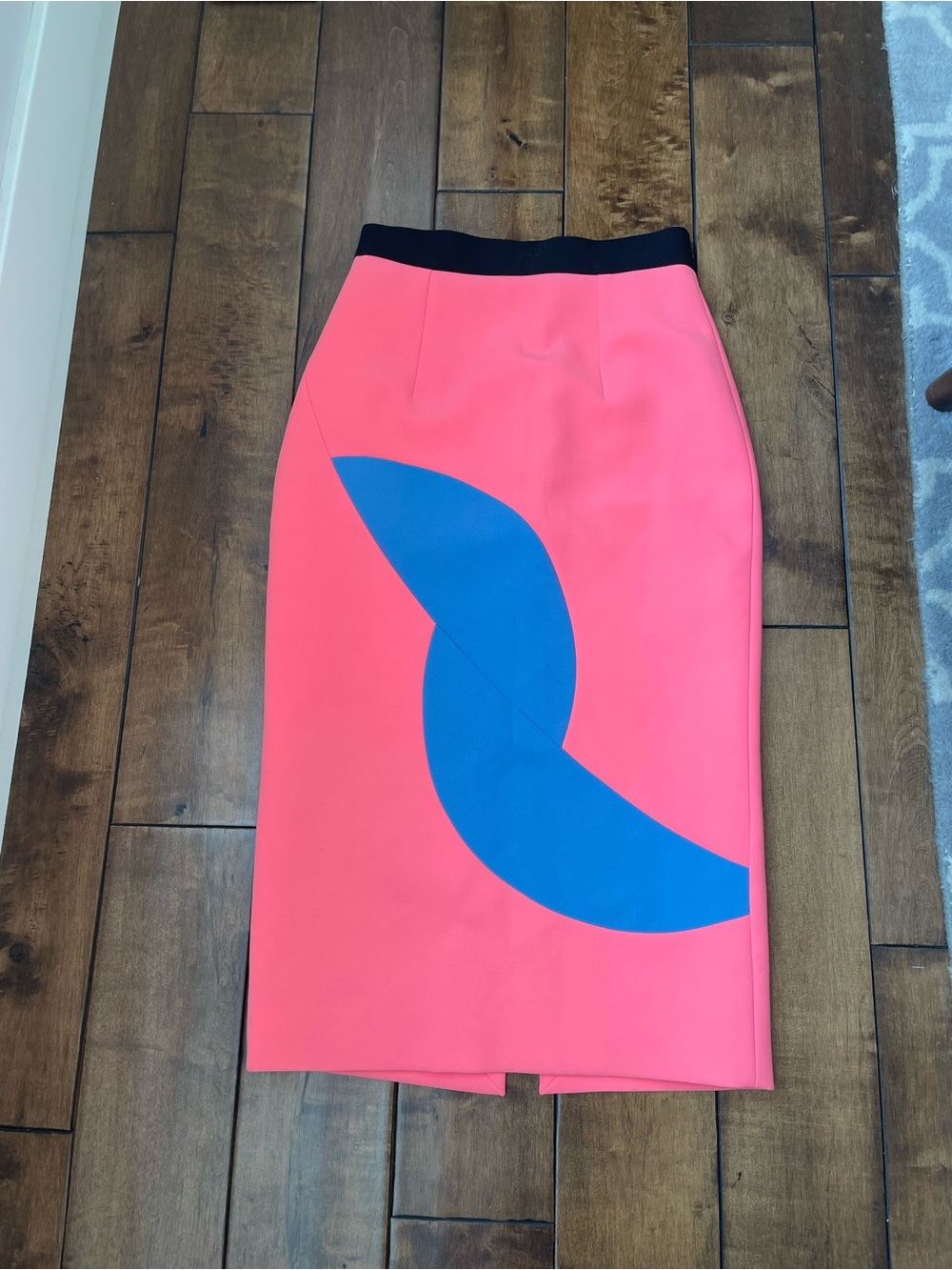 Roksanda Pink With Blue Pattered Skirt